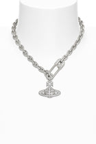Vivienne Westwood - necklace - Safety pin - Orb - chain