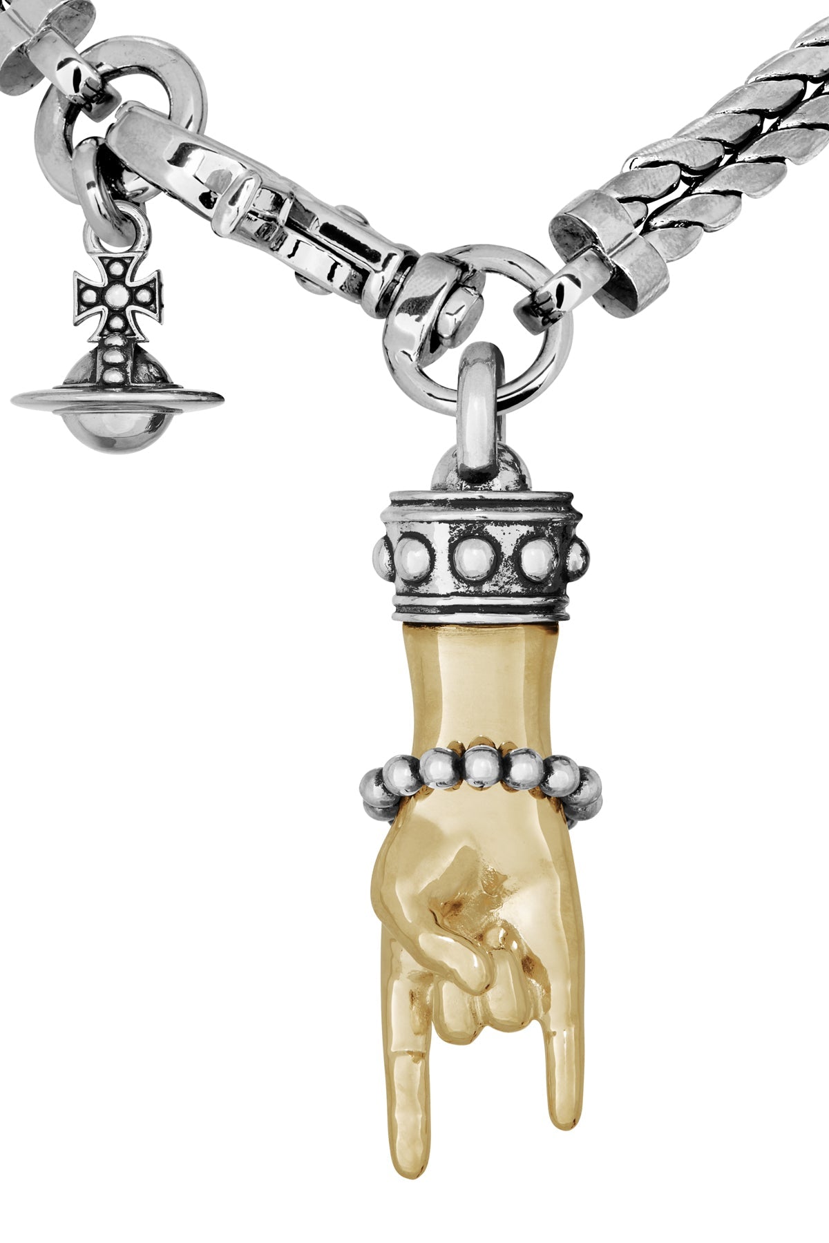 Vivienne Westwood Anatoly Necklace Rock-on horns pendent