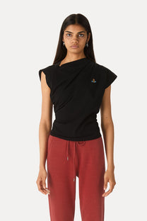 Vivienne Westwood Hebo T-shirt, twisted top, black, LiLi The First NYC