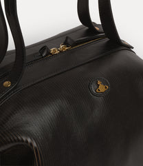 Vivienne Westwood Mara Large Holdall Bowler Tote ribbed 47010004U-L00EN_N103_4