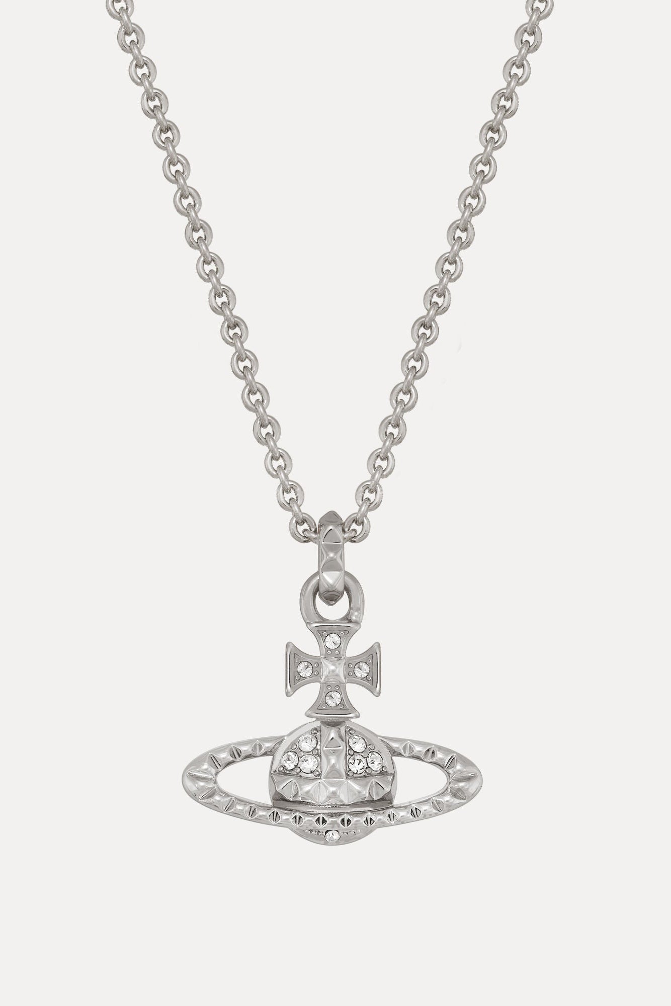 Vivienne Westwood Mayfair Bas Relief necklace orb crystals