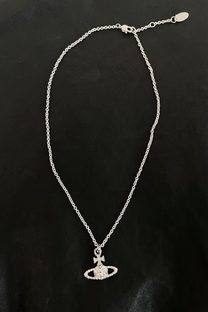Vivienne Westwood Mayfair Bas Relief necklace orb crystals