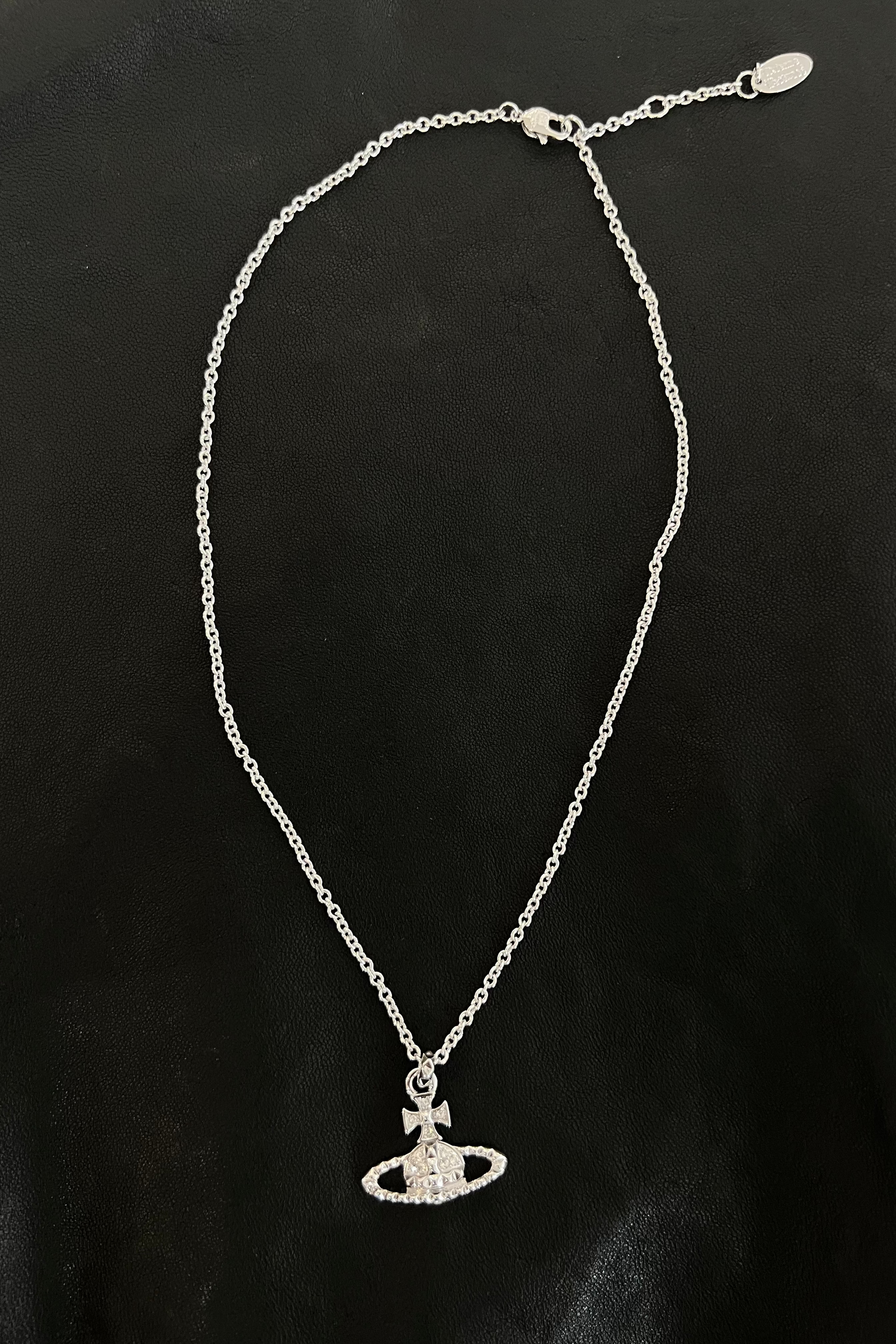 Vivienne Westwood Mayfair Bas Relief necklace orb crystals