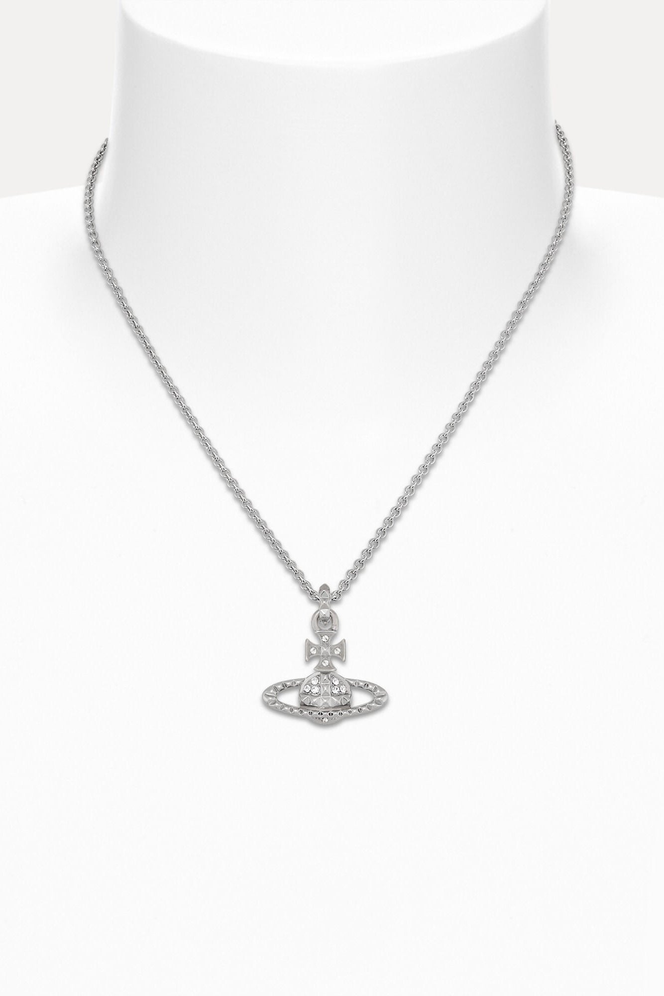 Vivienne Westwood Mayfair Bas Relief necklace orb crystals