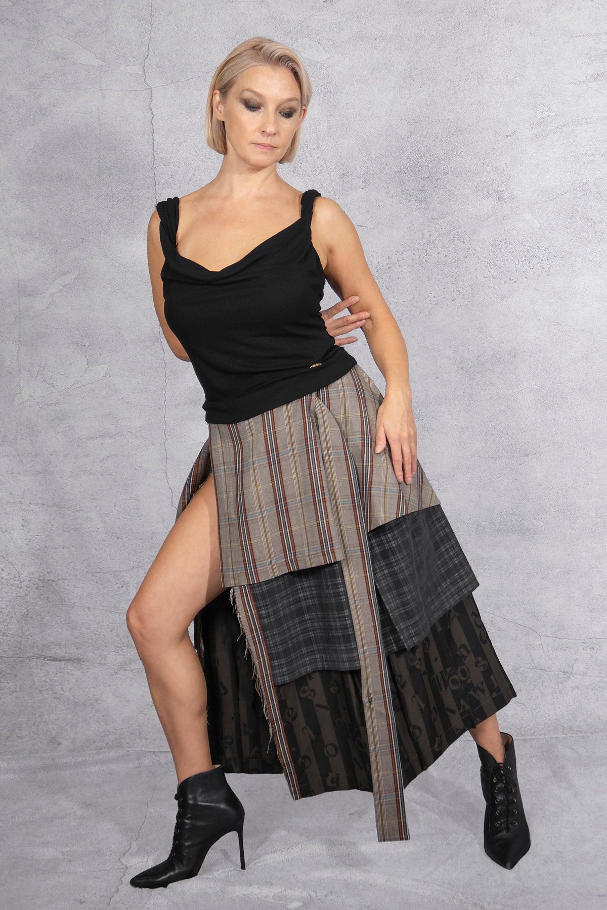 Vivienne Westwood Meghan Kilt skirt - wrap skirt -Midi