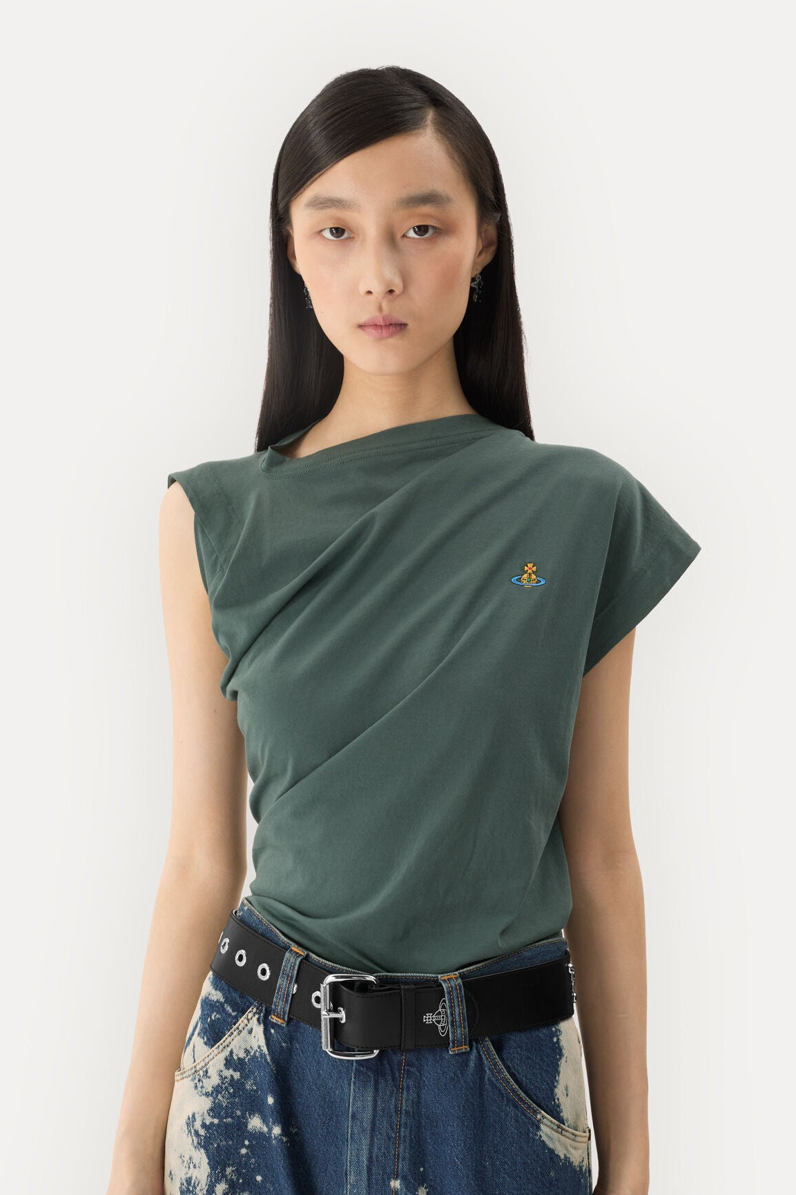 Vivienne Westwood NYC - Hebo t-shirt - green - woodland - organic cotton