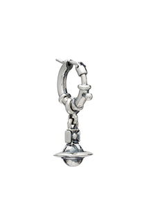 Vivienne Westwood Paulina single hoop earring orb pendant