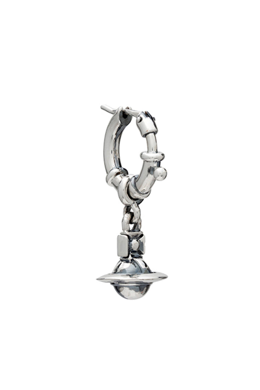 Vivienne Westwood Paulina single hoop earring orb pendant