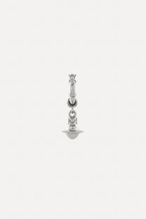 Vivienne Westwood Paulina single hoop earring orb pendant