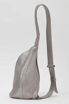 Yohji Yamamoto metallic Dark Silver Sling Cross Body messenger Bag