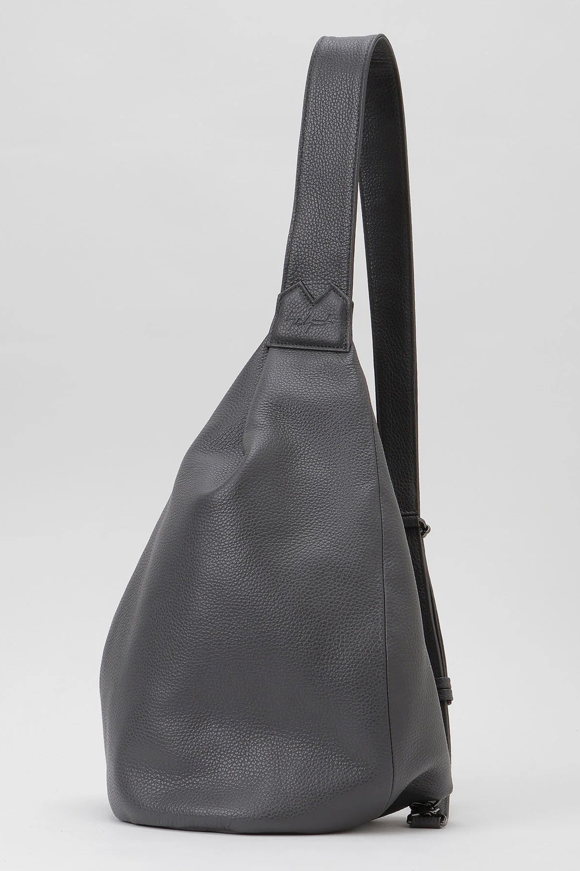 Yohji Yamamoto Gray Cross Body Sling Bag 