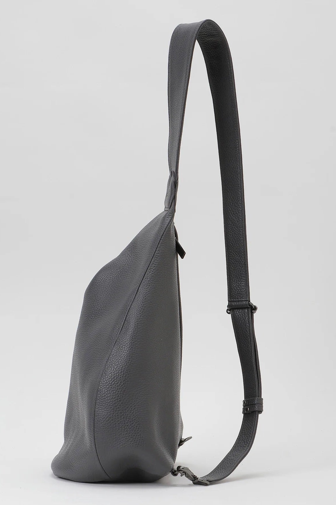 Yohji Yamamoto Gray Cross Body Sling Bag 