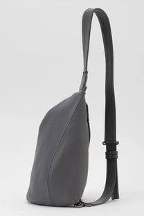 Yohji Yamamoto dark grey Sling Cross Body messenger Bag
