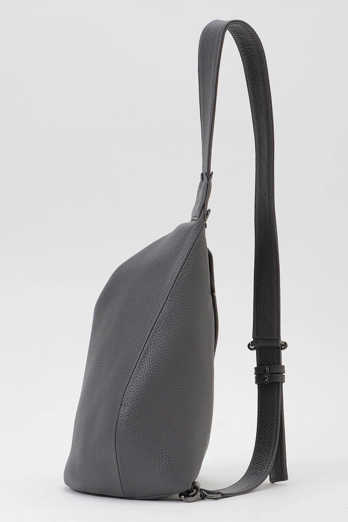 Yohji Yamamoto dark grey Sling Cross Body messenger Bag