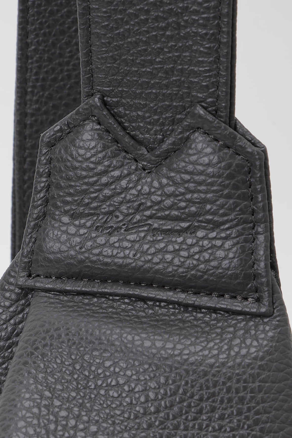 Yohji Yamamoto dark grey Sling Cross Body messenger Bag