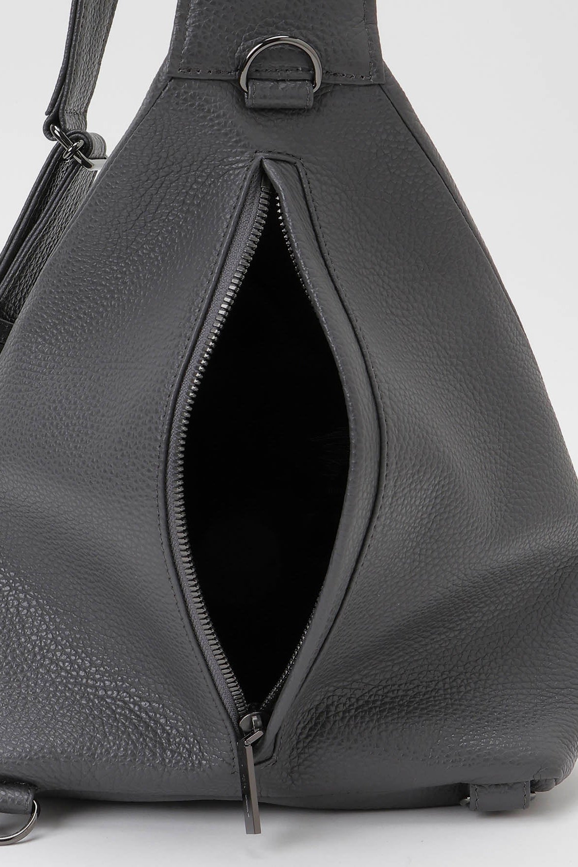 Yohji Yamamoto dark grey Sling Cross Body messenger Bag