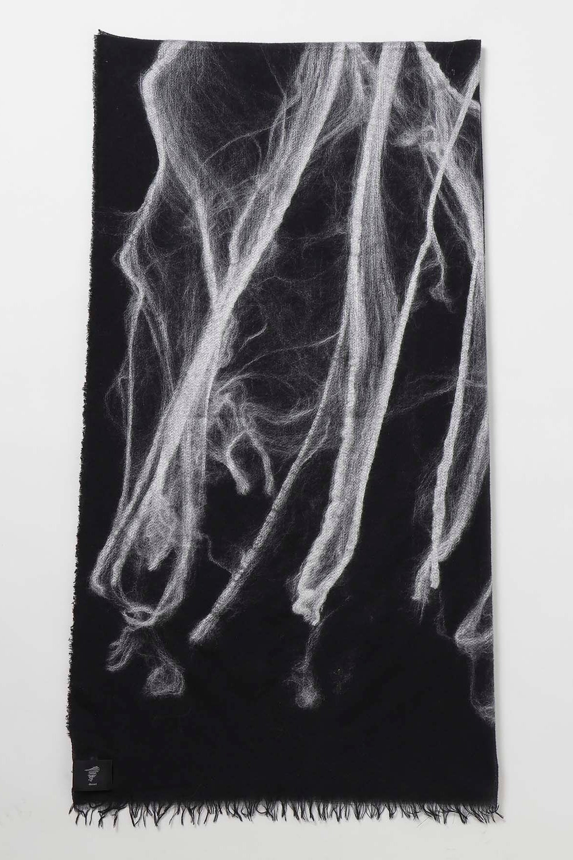 Yohji Yamamoto Silk Wool Stole Scarf 