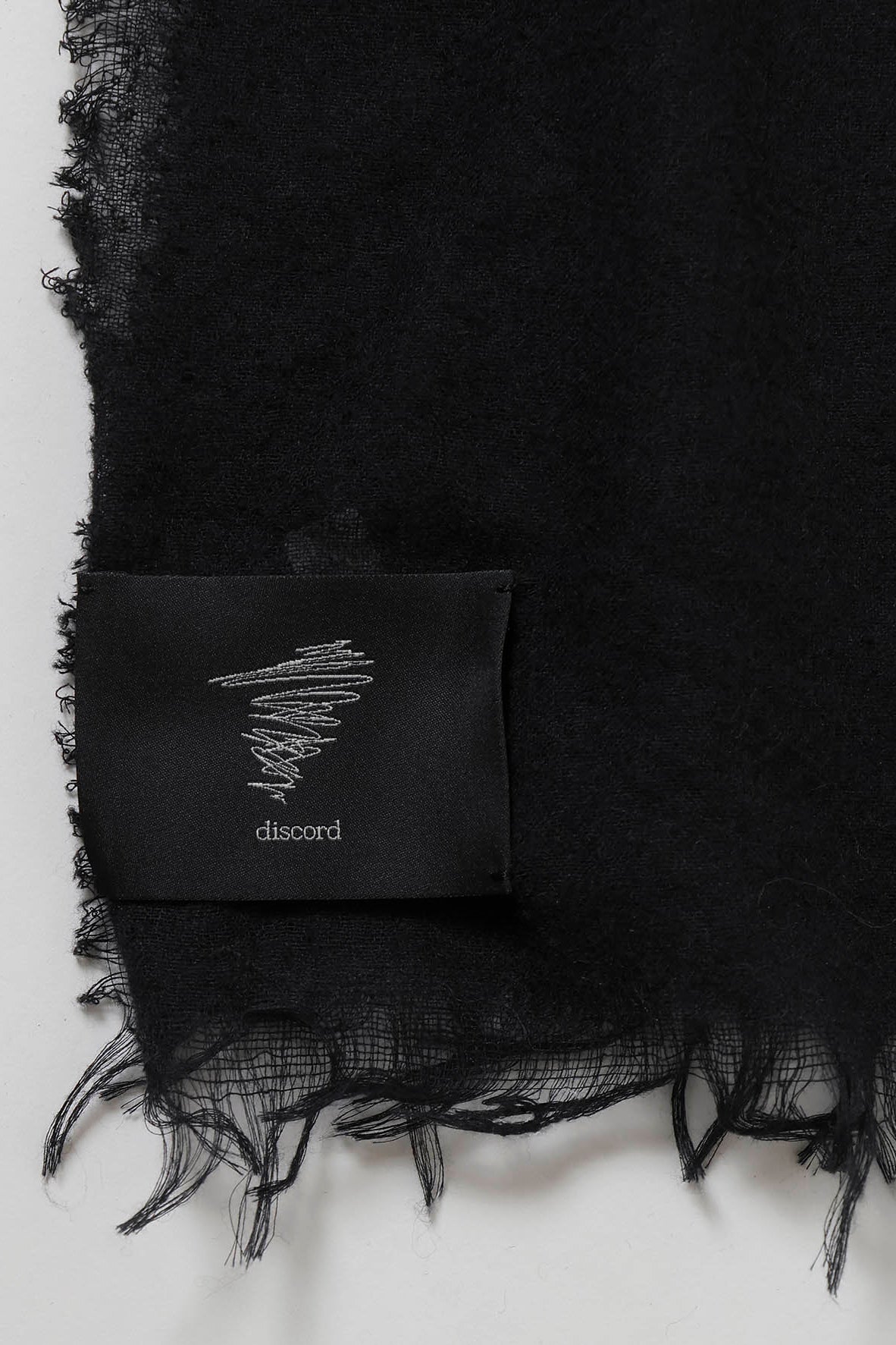 Yohji Yamamoto Silk Wool Stole Scarf 