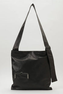 Yohji Yamamoto Square crossbody Clasp detail Bag