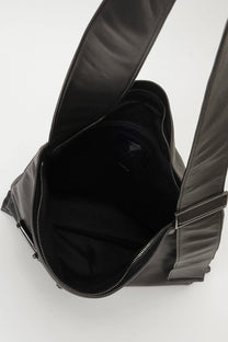 Yohji Yamamoto Square crossbody Clasp detail Bag