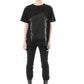 Vague Black Zigzag Top