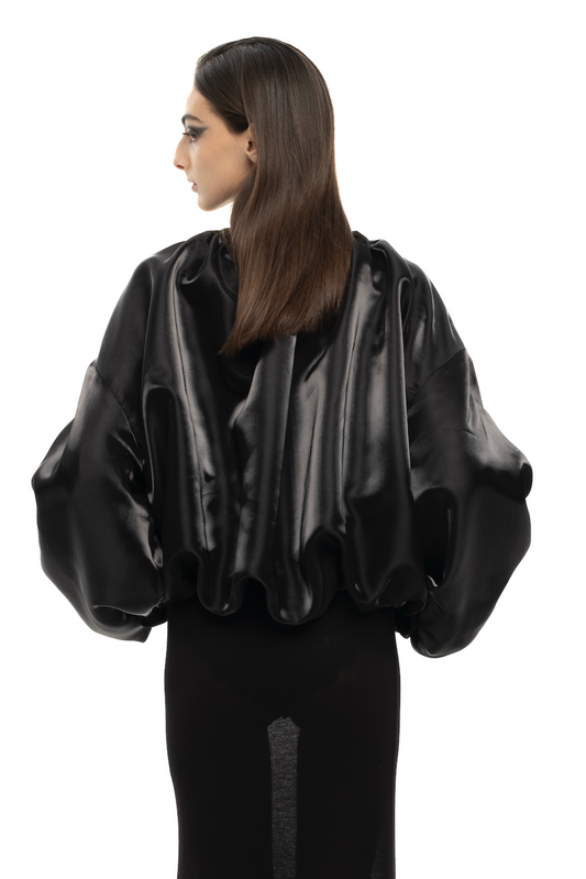 Zugdidi Shiny Bomber Jacket