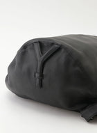 Yohji Yamamoto Discord large backpack back zipper black leather
