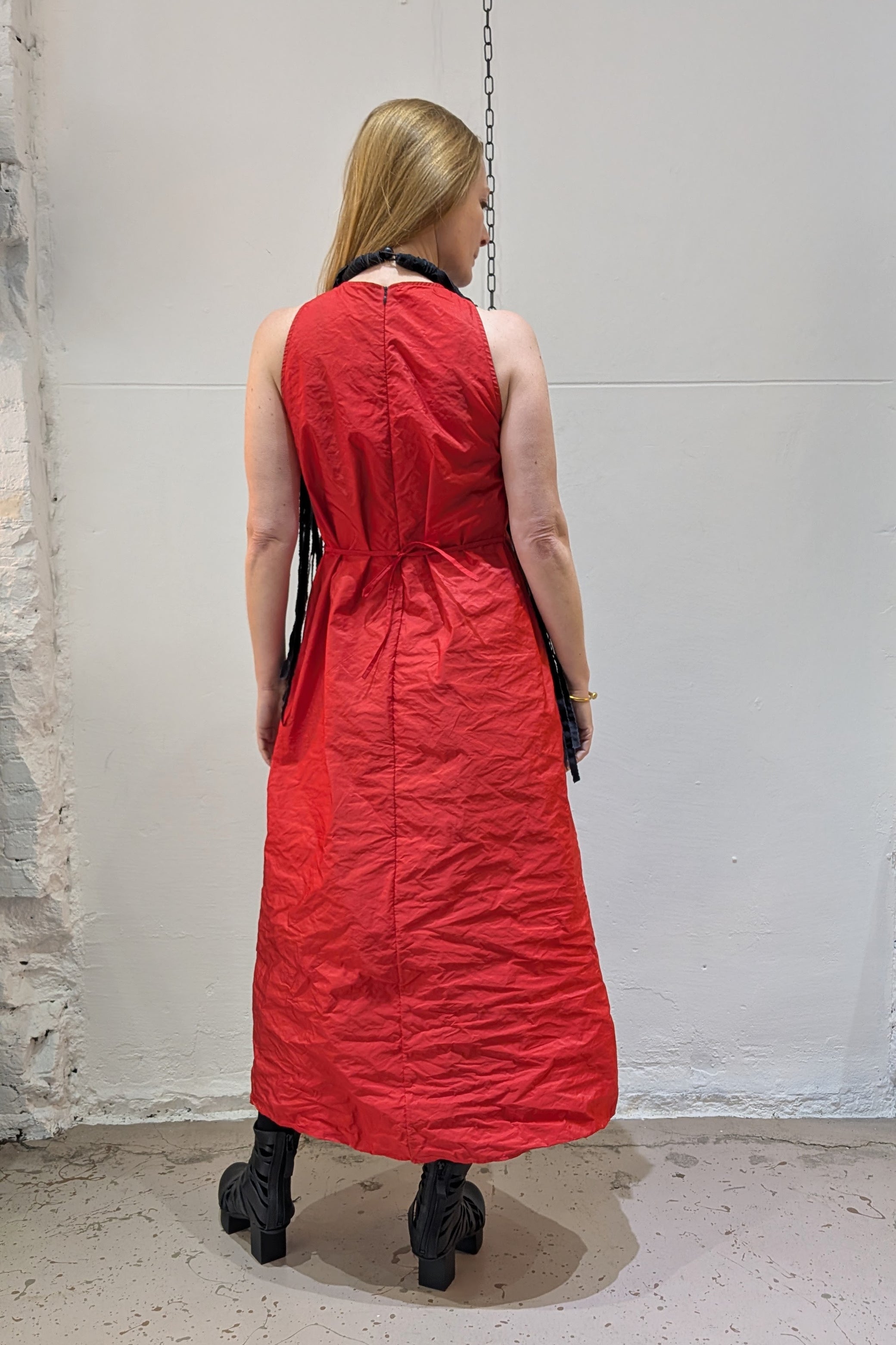maria Calderara - Dress - Statement - Gala - Avant Garde - Red