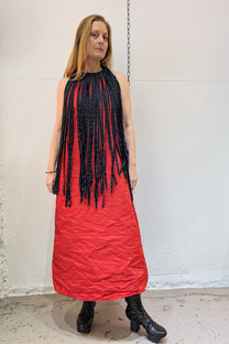 maria Calderara - Dress - Statement - Gala - Avant Garde - Red