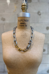 mya Lambrecht - Necklace - Unisex - Stainless steel - pyrite