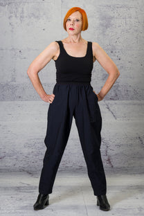 ny77-design-crinckled-line-pants