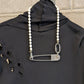 PEARLS PIN NECKLACE