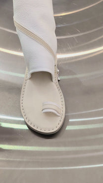 Trippen Elevate Flat White Sandal