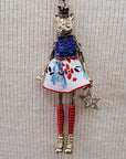 RED SOCKS KITTEN NECKLACE