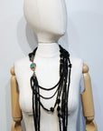 BLACK STRAND NECKLACE