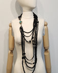 BLACK STRAND NECKLACE