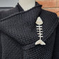 FISH SKELETON BROOCH