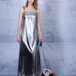 LiLi The First boutique - BARBARA-BOLOGNA-Silver Studs Avantgarde Maxi Dress