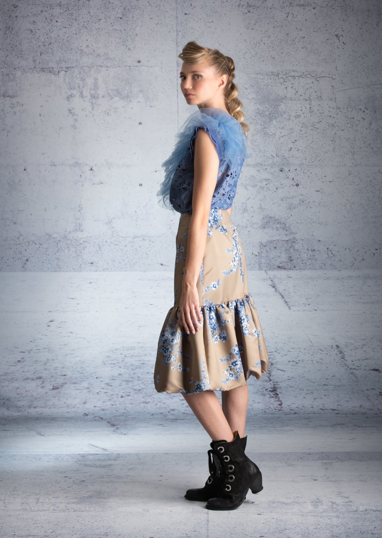 Floret Flounce Skirt
