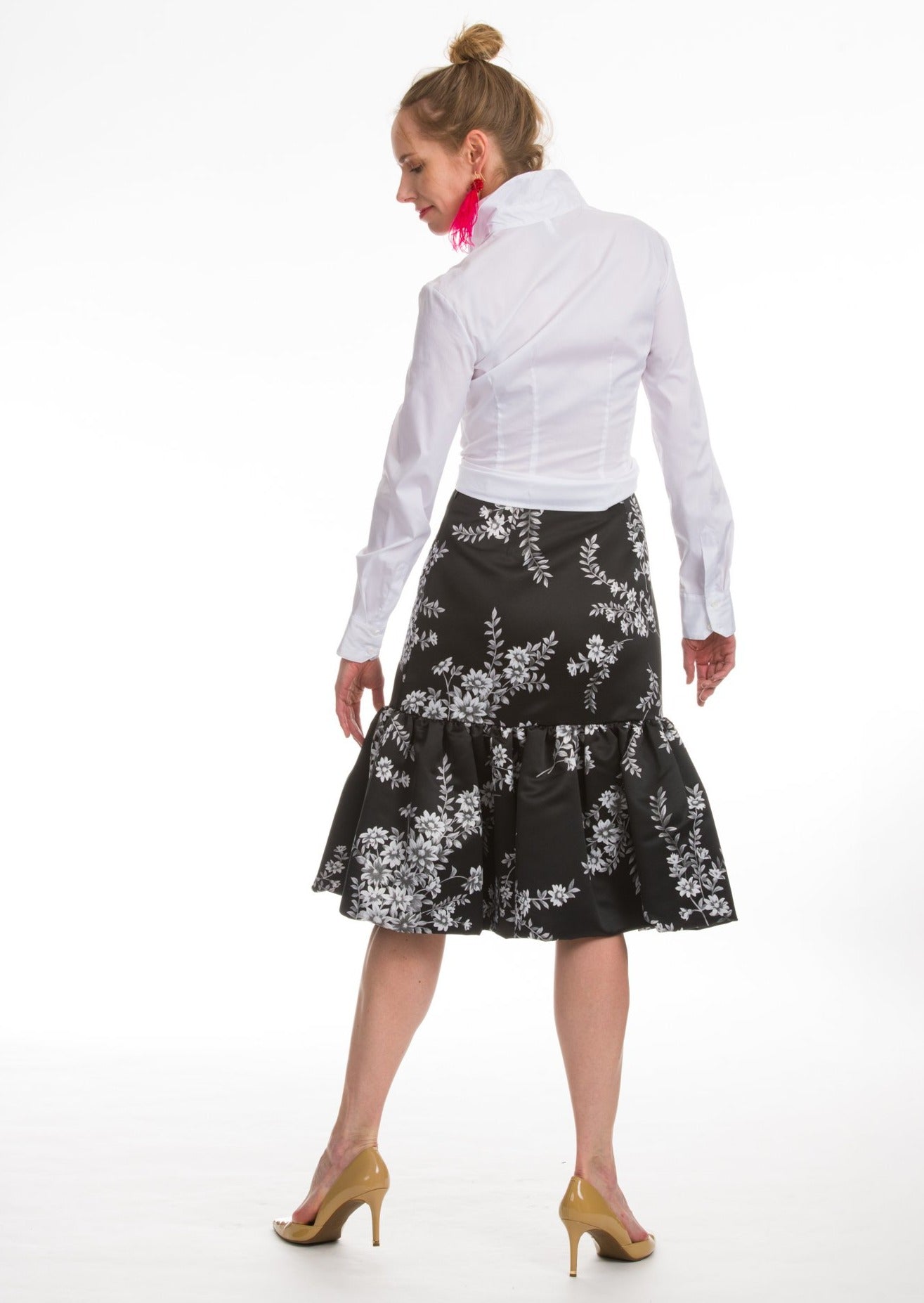 Floret Flounce Skirt