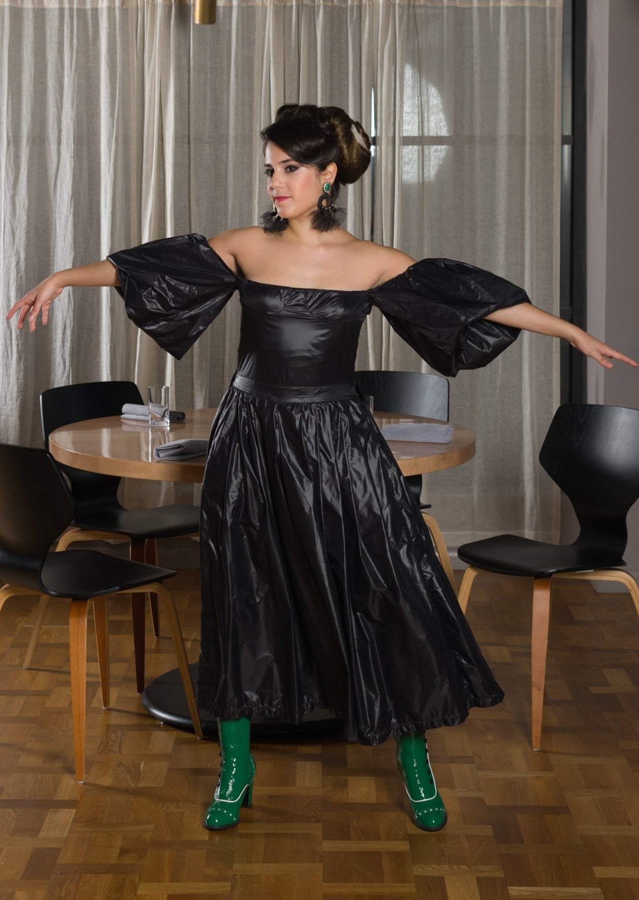 Barbara Bologna, Italy, nylon dress