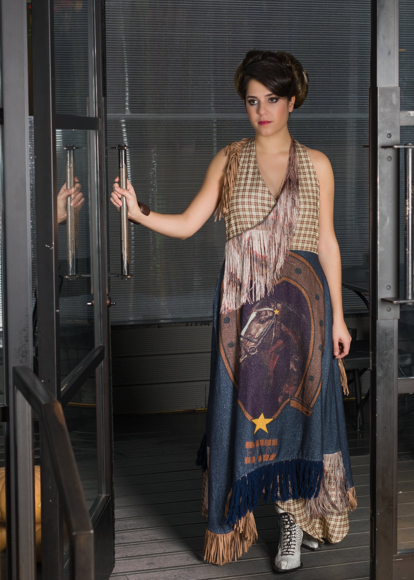 Barbara Bologna, Italy, Horse Dress