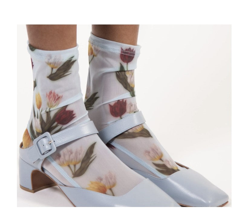 TULIPS MESH SOCKS