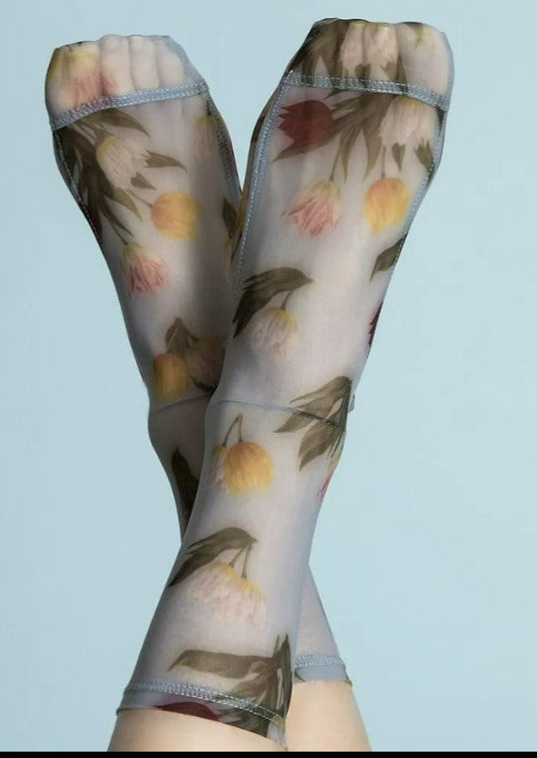 TULIPS MESH SOCKS